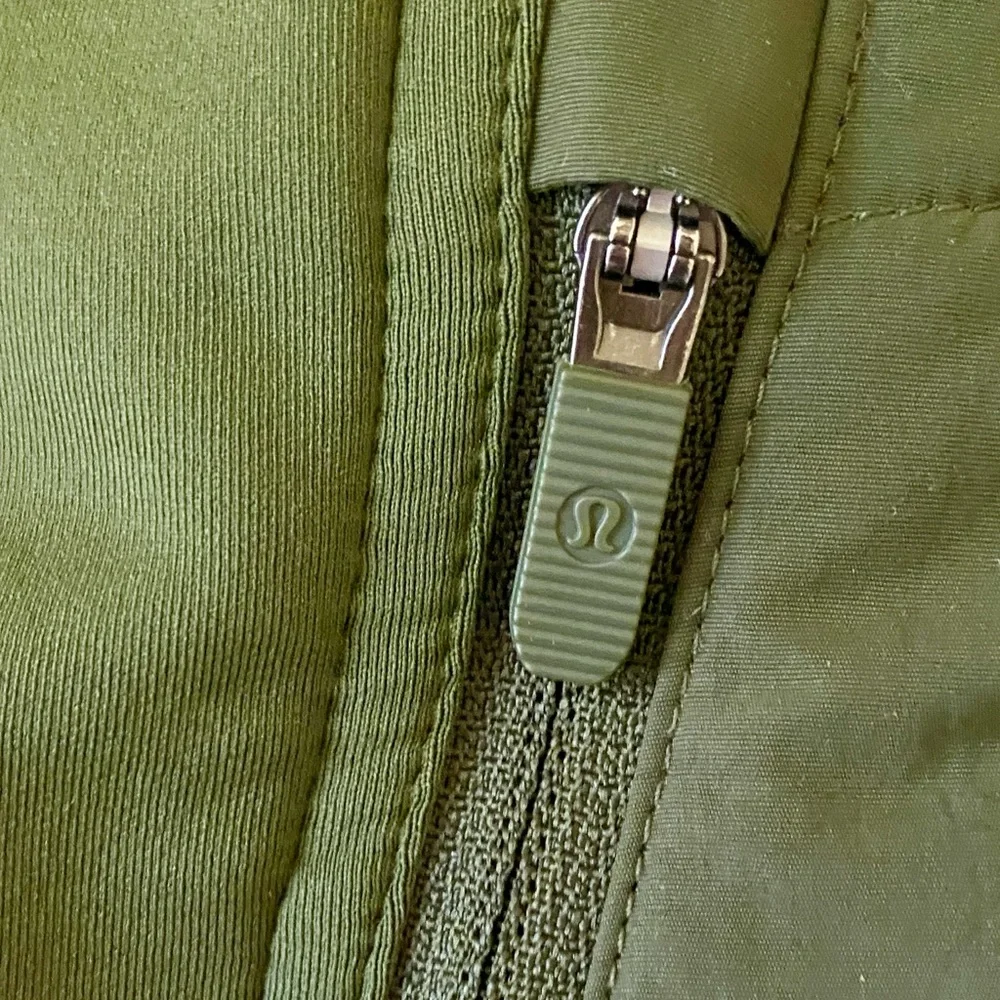 Olive Green Women's Hooded Jacket - Picture 9 of 15